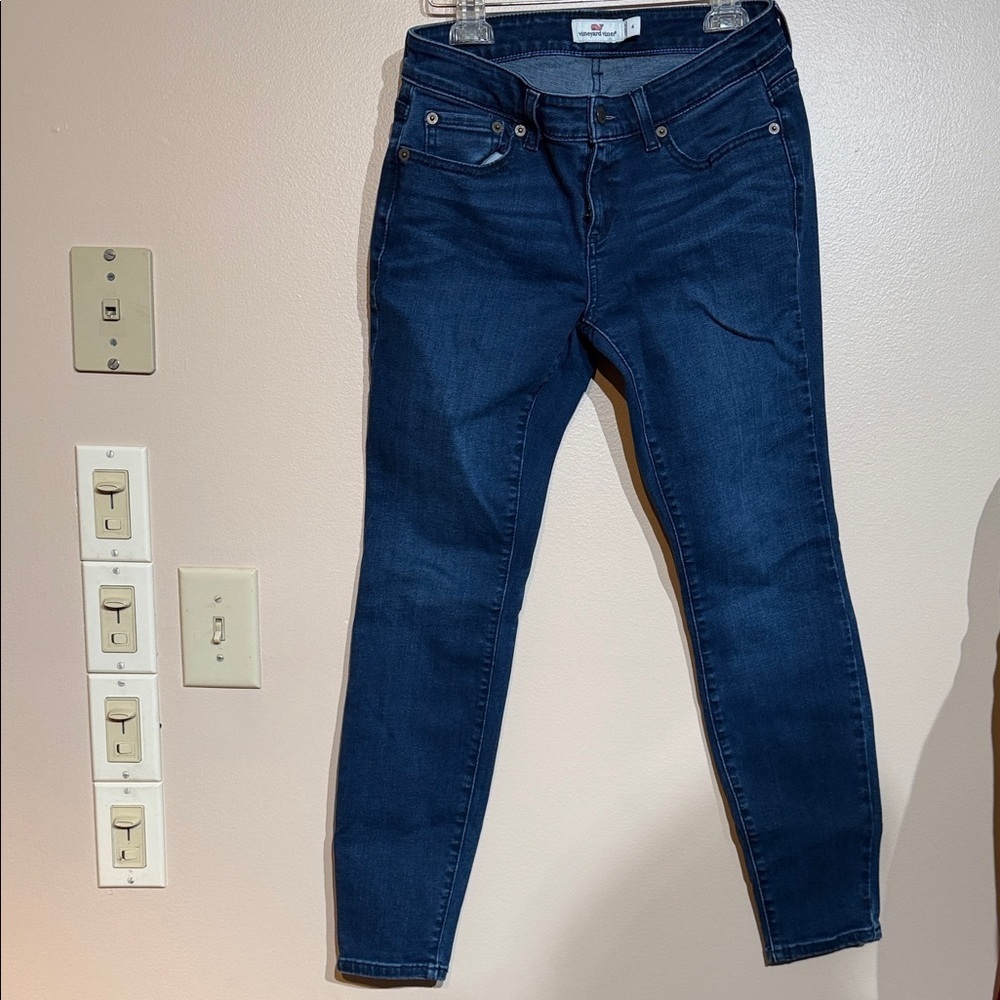 Vineyard Vines Women's Deep Blue Skinny Jeans